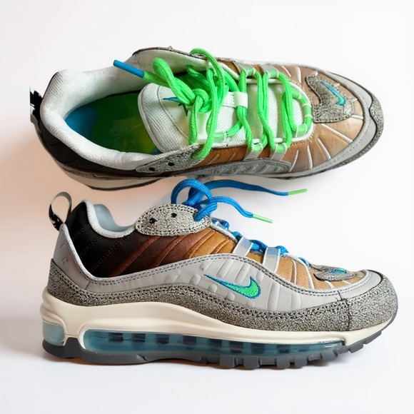 Nike Air Max 98 NYC Edition Sneakers Running Shoes Unique Design - Picture 1 of 10